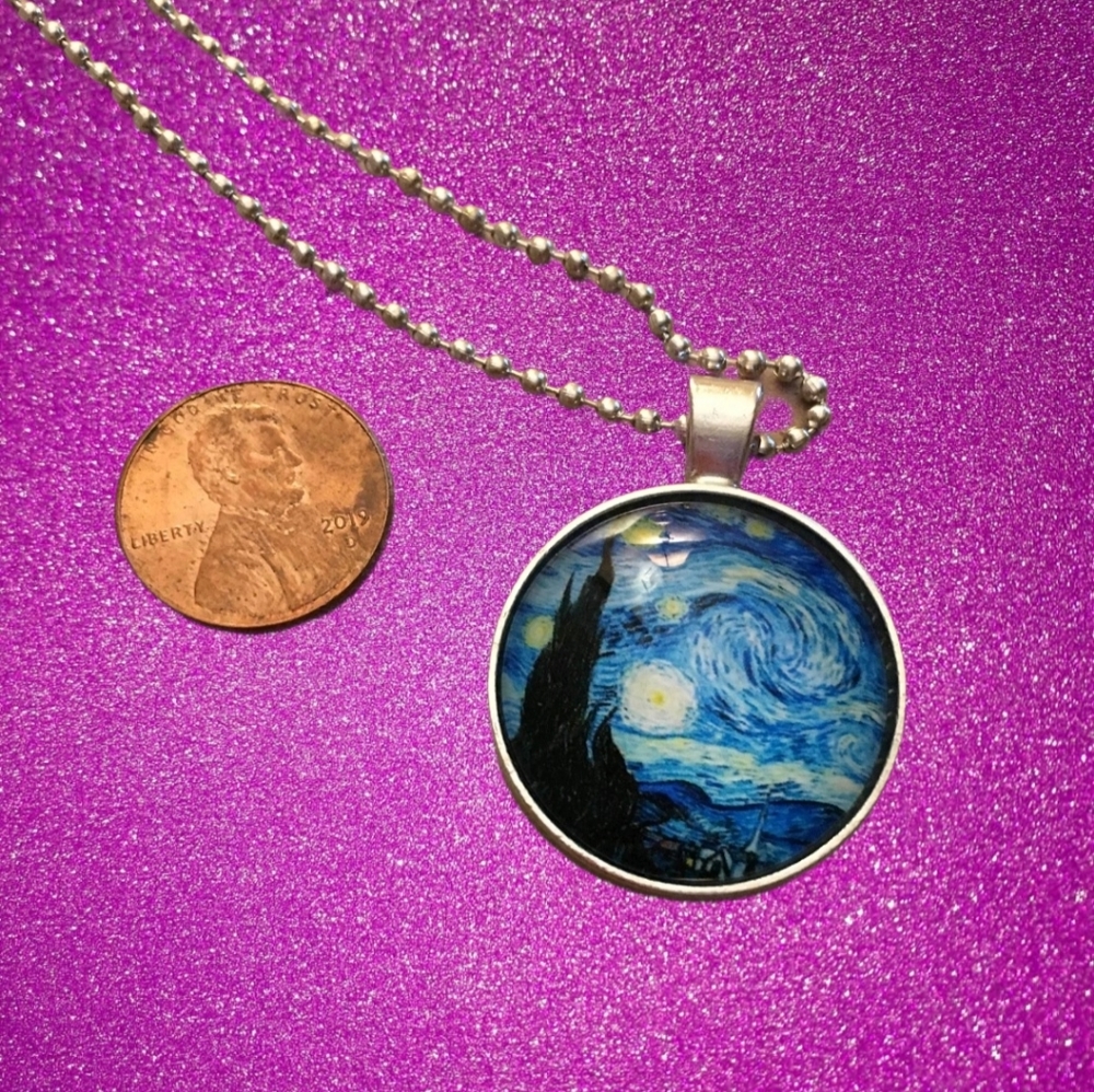 Starry night necklace - Picture 2 of 4